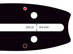 BARRA MOTOSEGA OREGON ADVANCECUT 60CM 3/8" 1.5MM 84E D009