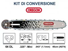 KIT DI CONVERSIONE OREGON SPEEDCUT NANO STIHL MS201T 325" 1.1MM 40CM