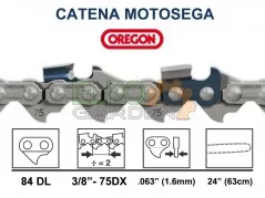 CATENA MOTOSEGA OREGON 84 MAGLIE 63CM 3/8" 1.6 MM - 75DX-084E